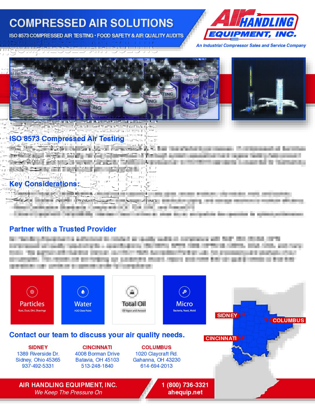 Air Quality Audits Sales Flyer