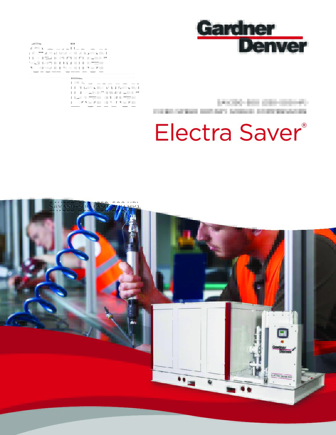Gardner Denver Electra Saver SAV 350-500 HP Series