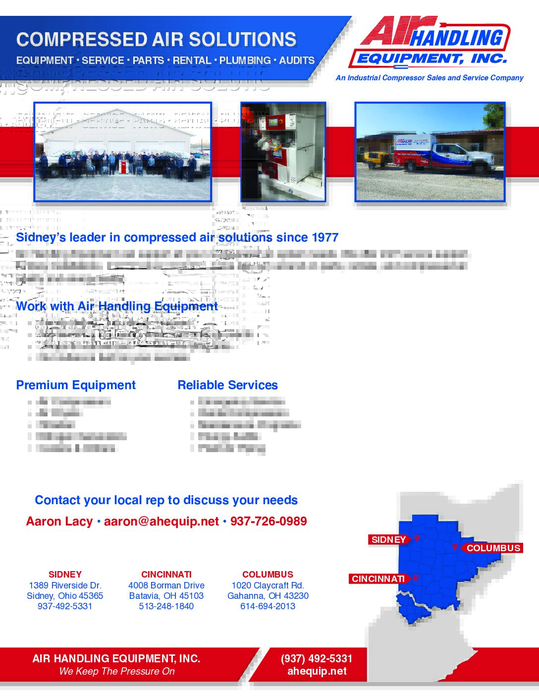 Local Sales-Service Flyer (Sidney)